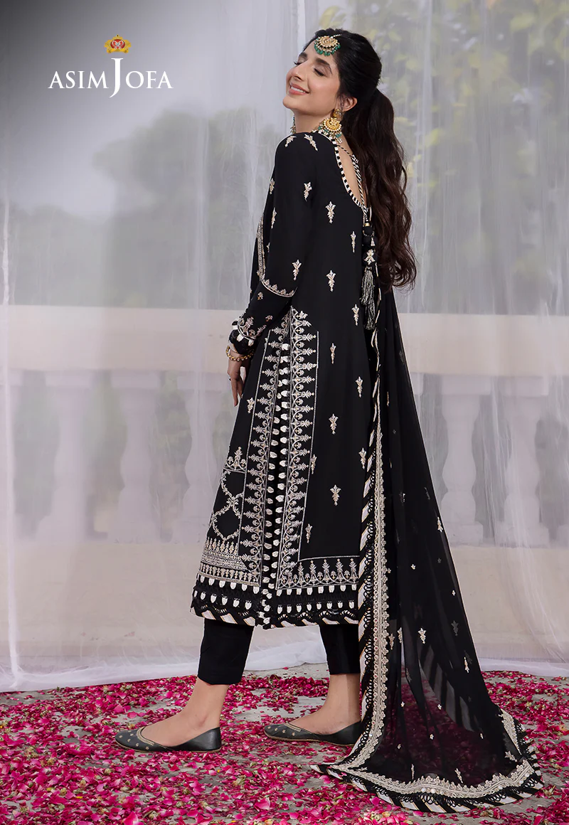 AJAB-01 EMBROIDERED LAWN SILK 3 PCS - Image 2