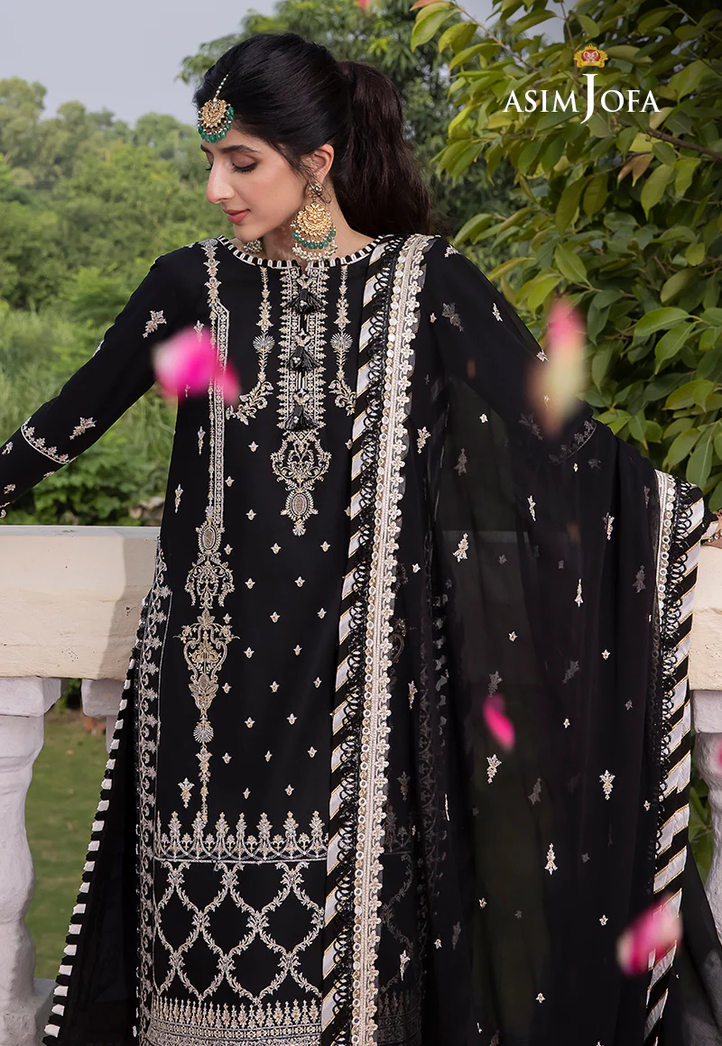 AJAB-01 EMBROIDERED LAWN SILK 3 PCS - Image 6