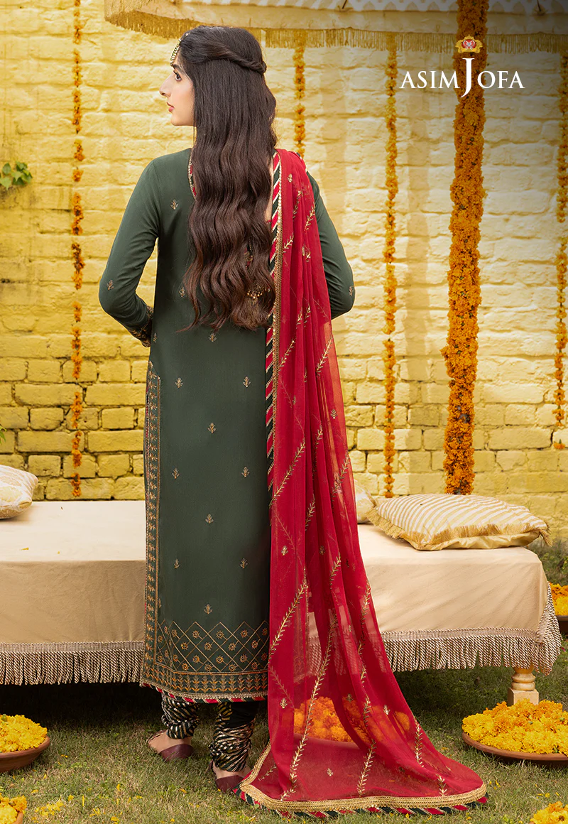 AJAB-16 EMBROIDERED LAWN SILK 3 PCS - Image 2