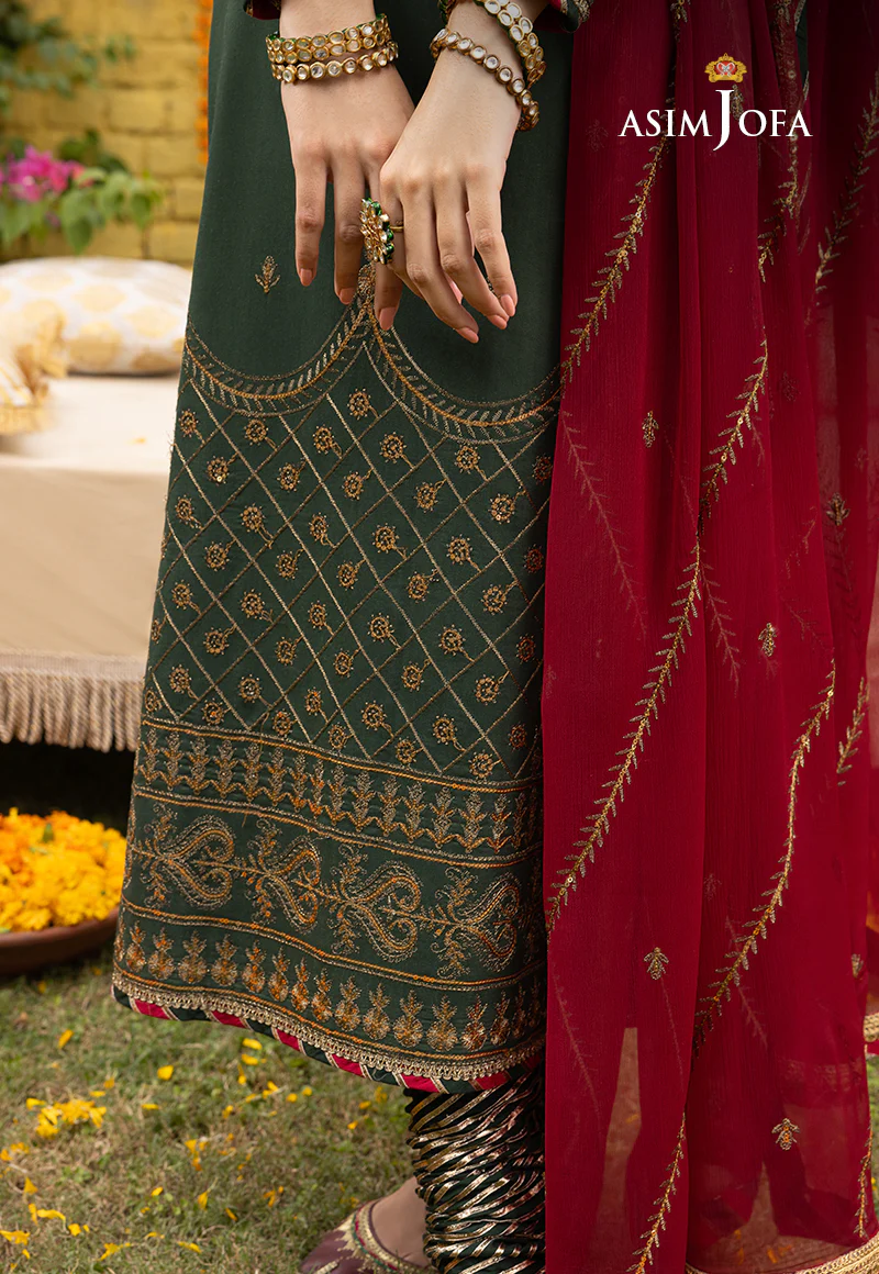 AJAB-16 EMBROIDERED LAWN SILK 3 PCS - Image 6