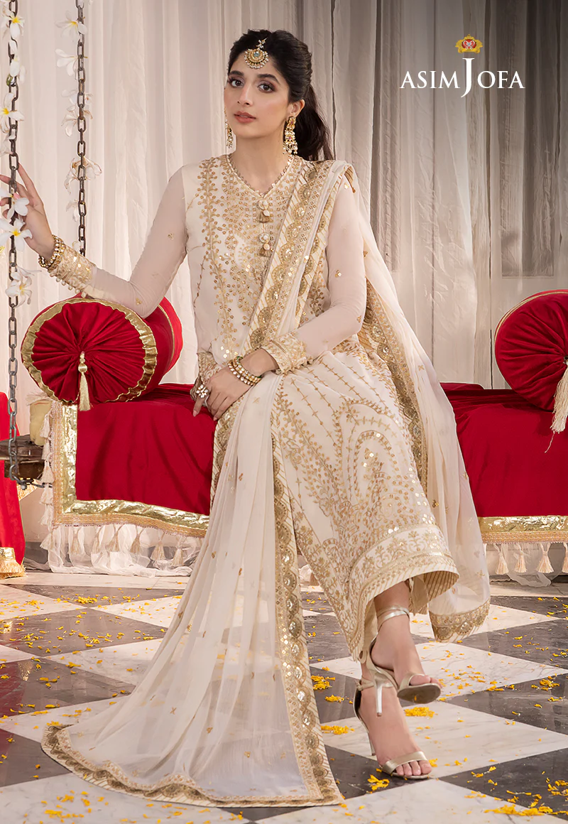 AJAB-21 EMBROIDERED CHIFFON 3 PCS - Image 3