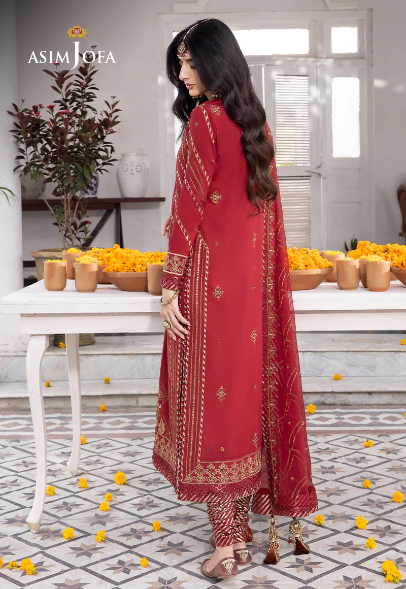 AJABD-24 EMBROIDERED STITCHED 3 PCS - Image 2