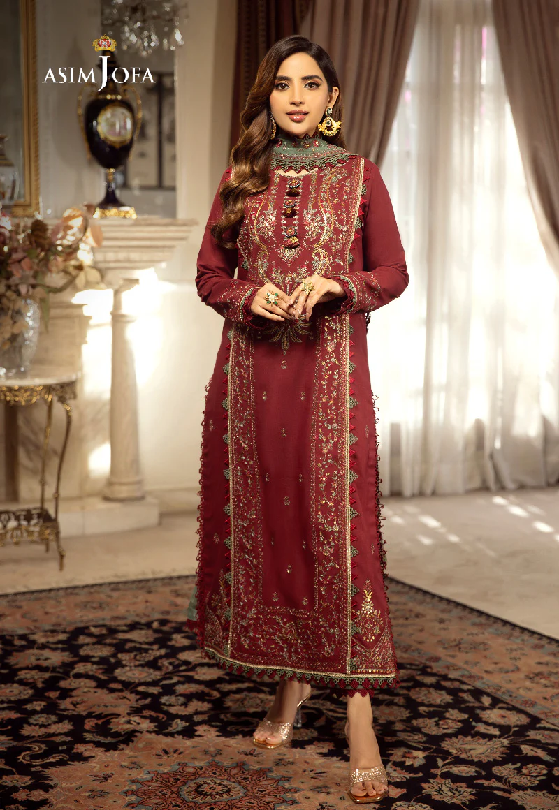 AJAI-06 EMBROIDERED CAMBRIC 2 PCS - Image 6