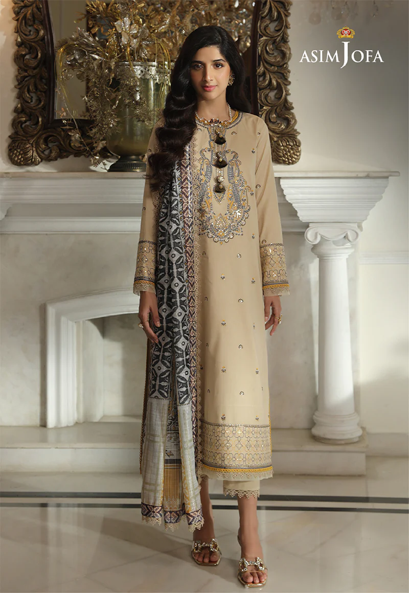 AJAI-14 EMBROIDERED CAMBRIC 3 PCS - Image 6