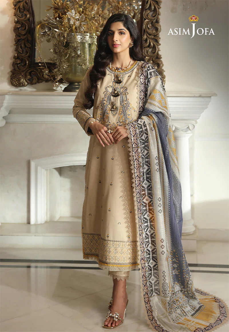 AJAI-14 EMBROIDERED CAMBRIC 3 PCS - Image 7