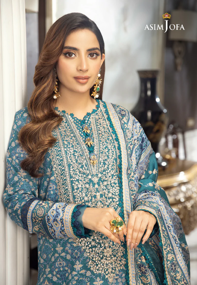 AJAI-28 EMBROIDERED CAMBRIC 3 PCS - Image 8