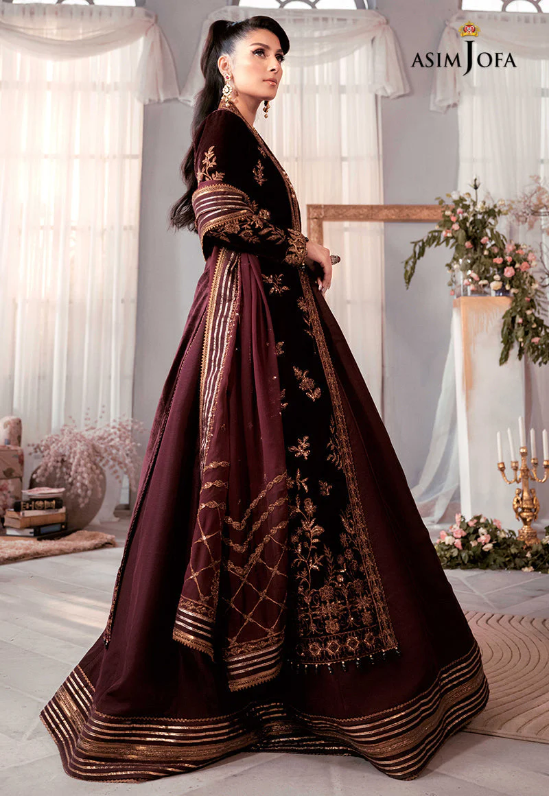 AJAM-01 EMBROIDERED VELVET 3 PCS - Image 5
