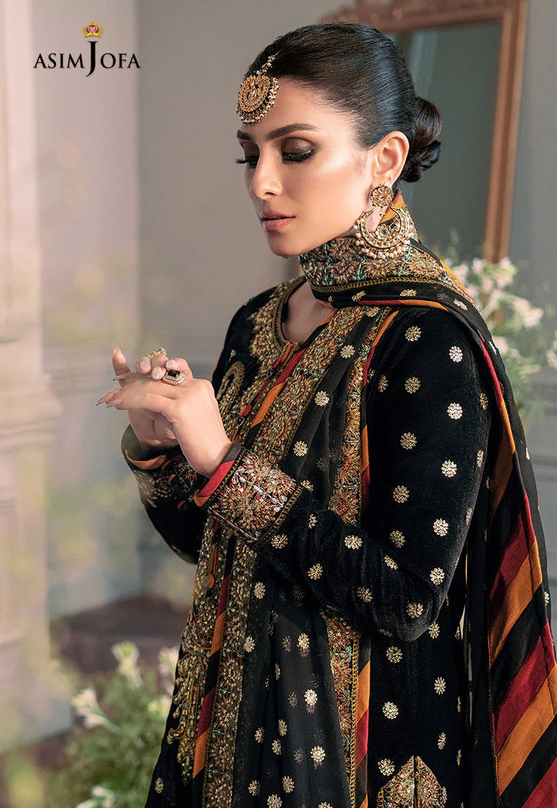 AJAM-02 EMBROIDERED VELVET 3 PCS - Image 10