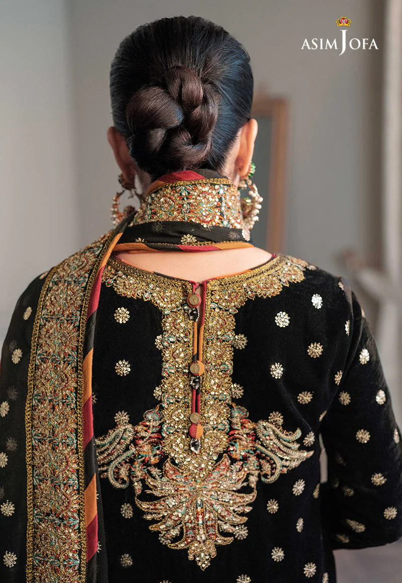 AJAM-02 EMBROIDERED VELVET 3 PCS - Image 12