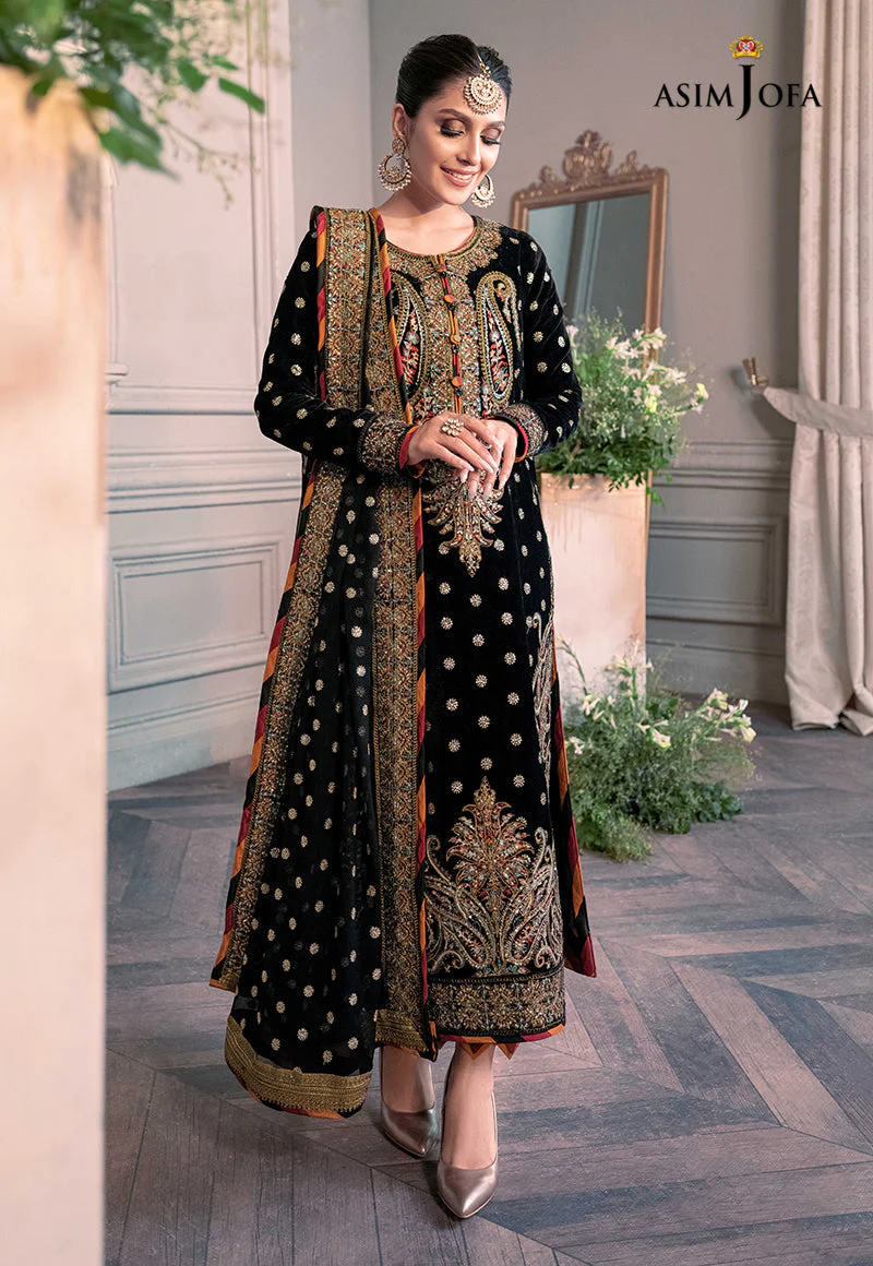 AJAM-02 EMBROIDERED VELVET 3 PCS - Image 3