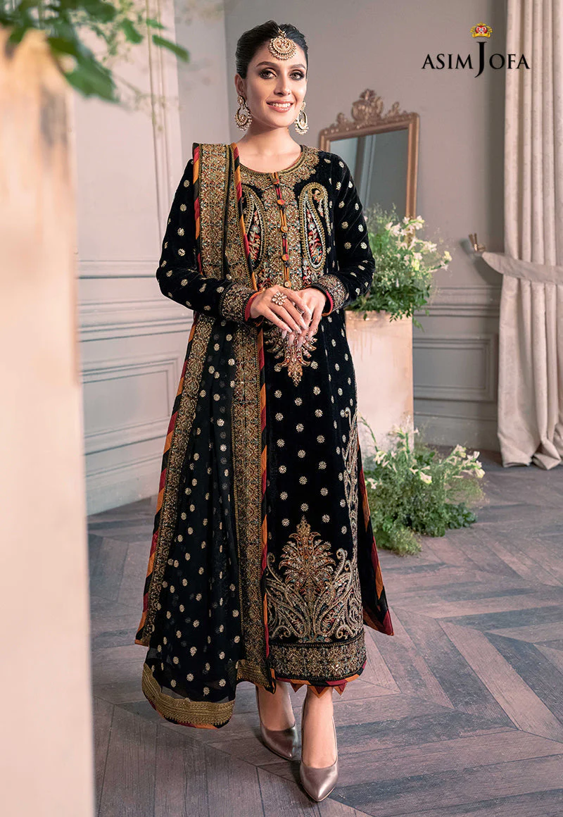 AJAM-02 EMBROIDERED VELVET 3 PCS - Image 4
