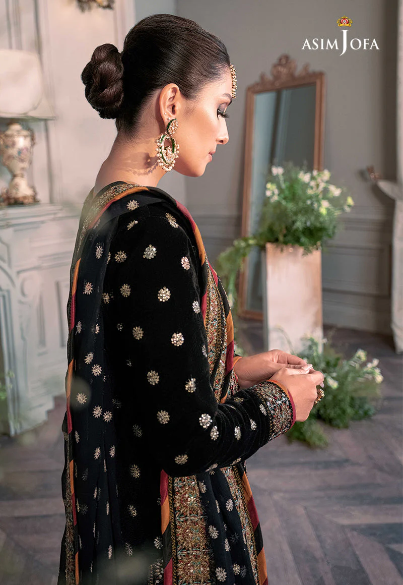 AJAM-02 EMBROIDERED VELVET 3 PCS - Image 7