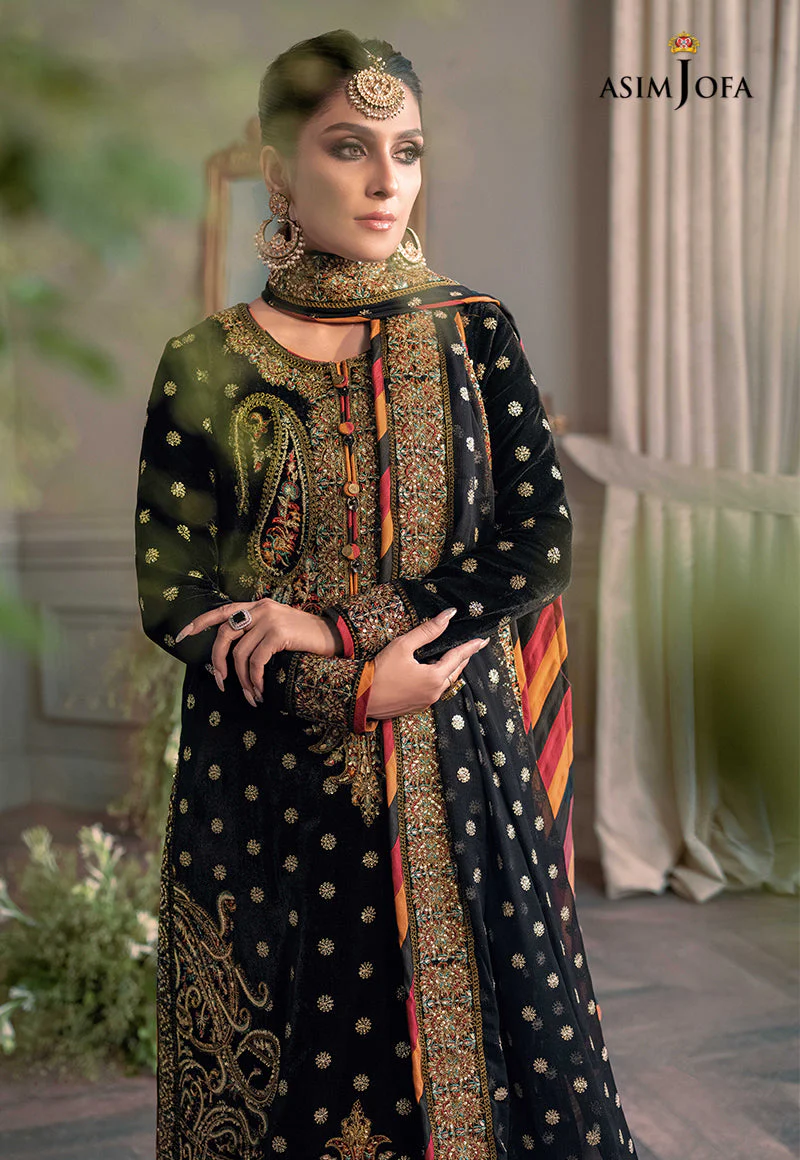 AJAM-02 EMBROIDERED VELVET 3 PCS - Image 9