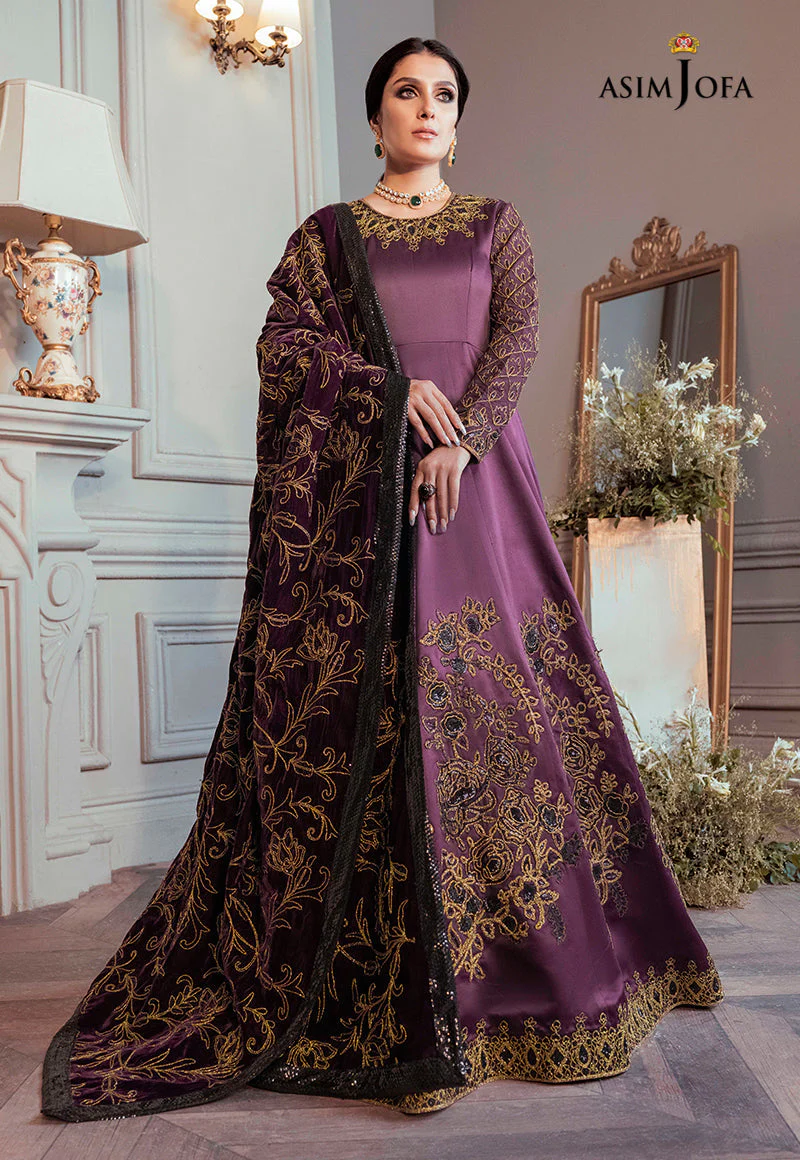 AJAM-06 EMBROIDERED DULL SILK 3 PCS - Image 3