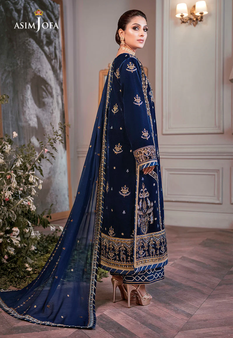 AJAM-08 EMBROIDERED VELVET 3 PCS - Image 4