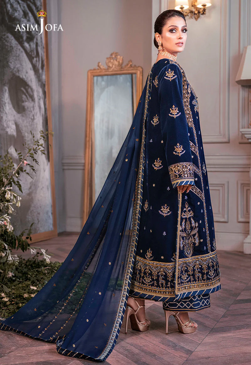 AJAM-08 EMBROIDERED VELVET 3 PCS - Image 6