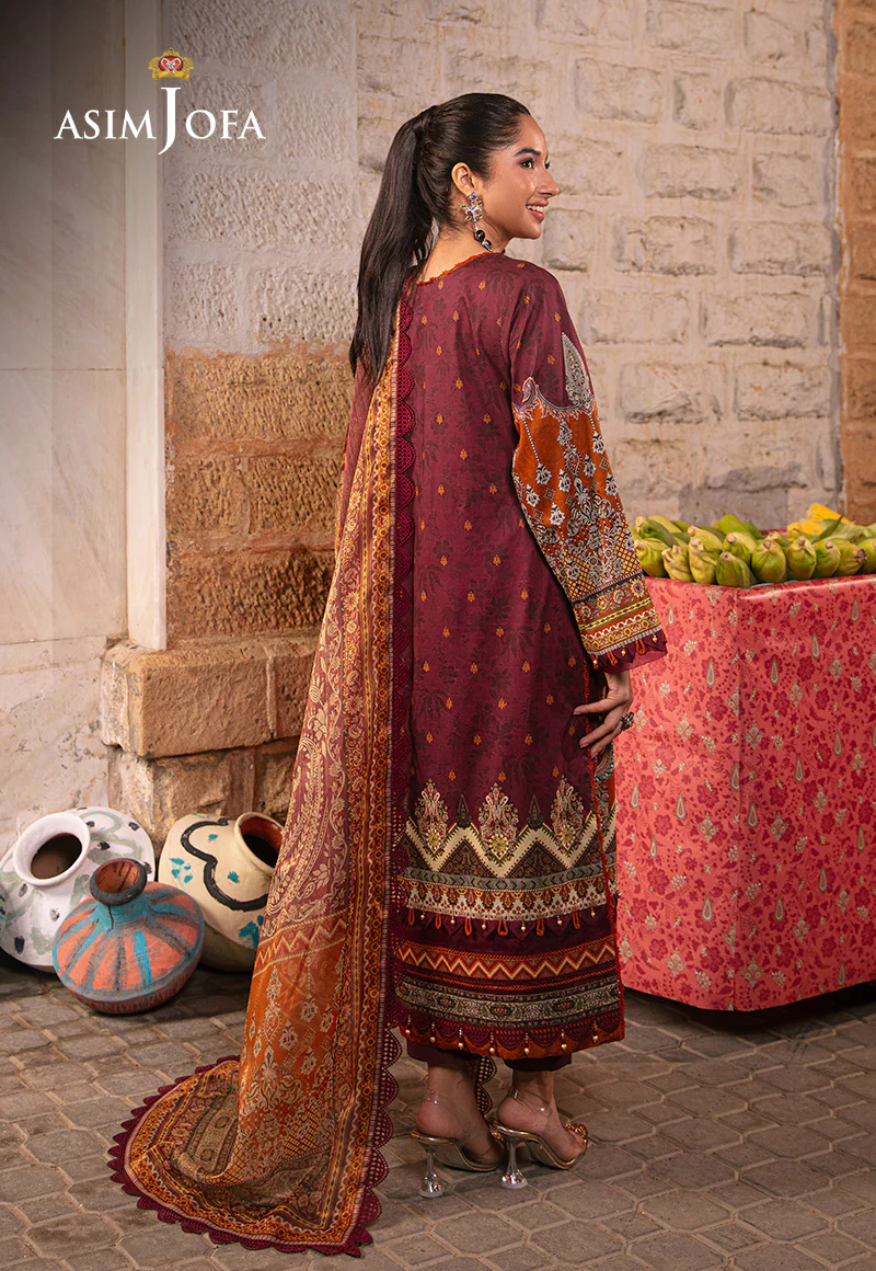 AJAR-20 EMBROIDERED LAWN 3 PCS - Image 7