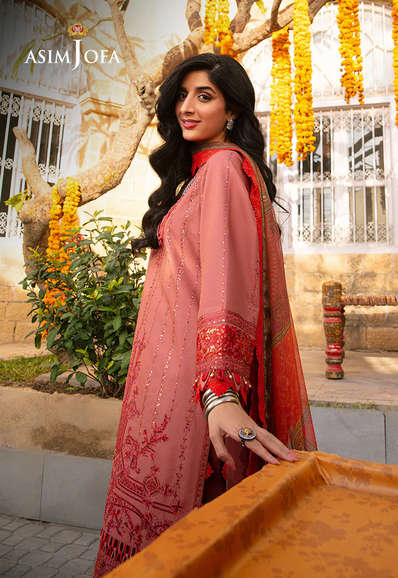 AJAR-35 EMBROIDERED LAWN 3 PCS - Image 2