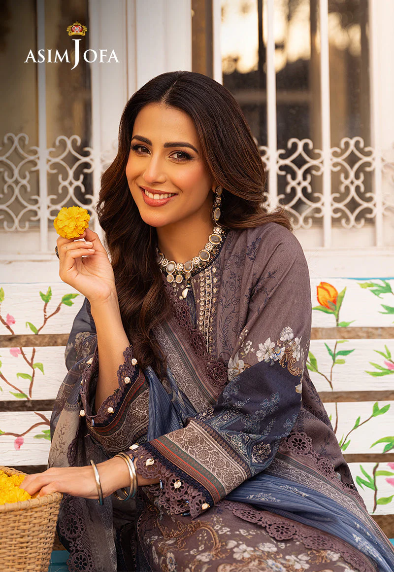 AJARP-07 EMBROIDERED JACQUARD STITCHED 3 PCS - Image 5
