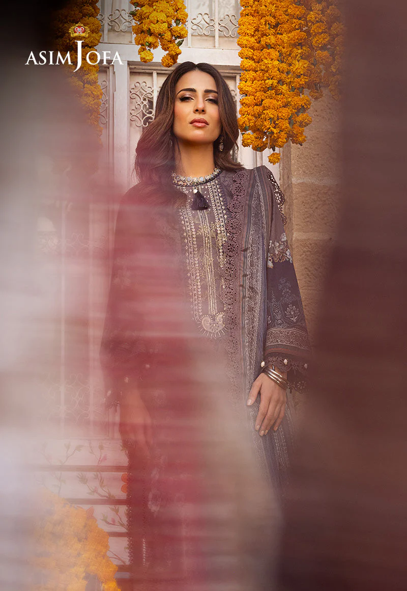 AJARP-07 EMBROIDERED JACQUARD STITCHED 3 PCS - Image 9