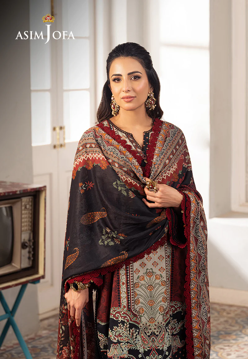 AJARP-26 PRINTED LAWN STITCHED 3 PCS - Image 9