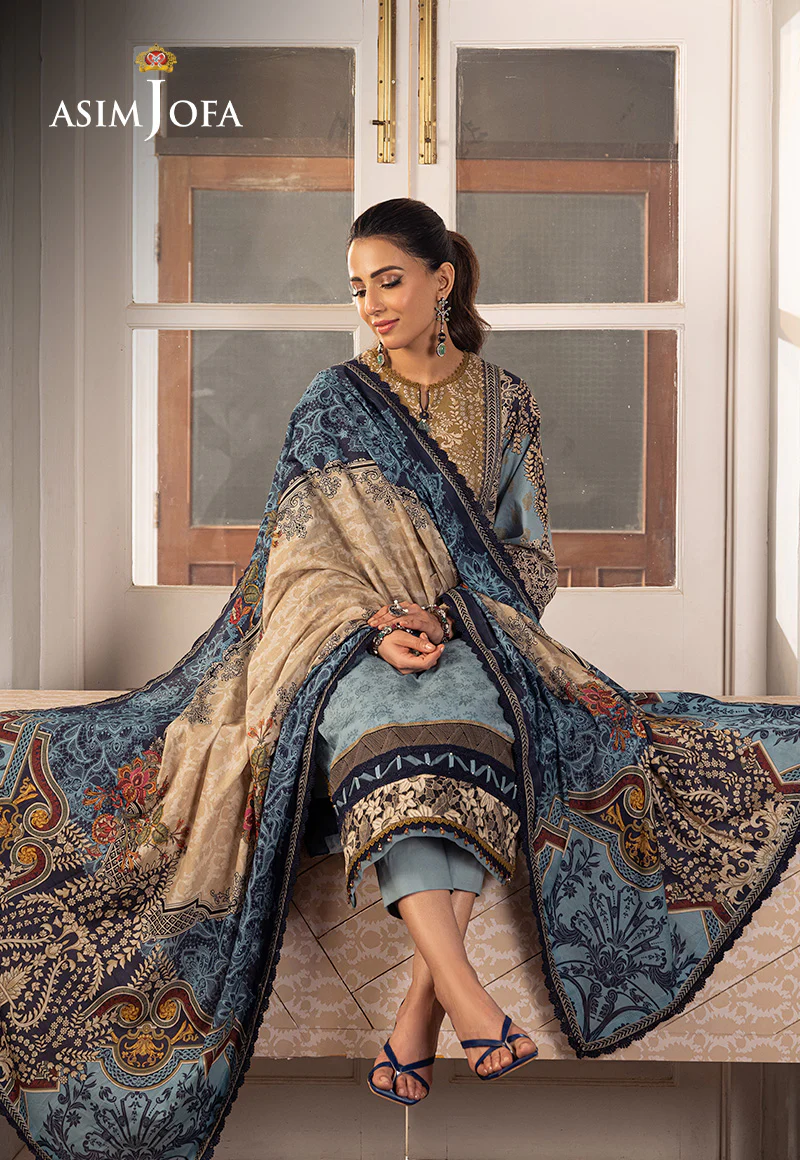 AJARP-27 PRINTED LAWN STITCHED 3 PCS - Image 5