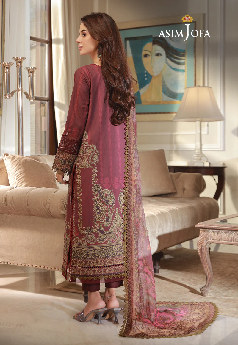 AJAS-04 EMBROIDERED CAMBRIC (3-Pcs) - Image 3