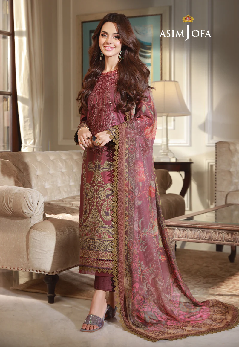 AJAS-04 EMBROIDERED CAMBRIC (3-Pcs) - Image 4