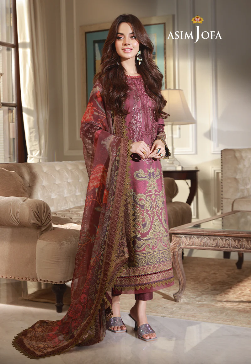 AJAS-04 EMBROIDERED CAMBRIC (3-Pcs) - Image 5