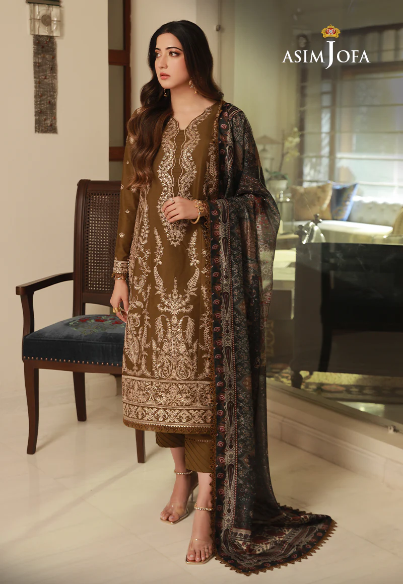 AJAS-22 CAMBRIC EMBROIDERED (3-Pcs) - Image 3