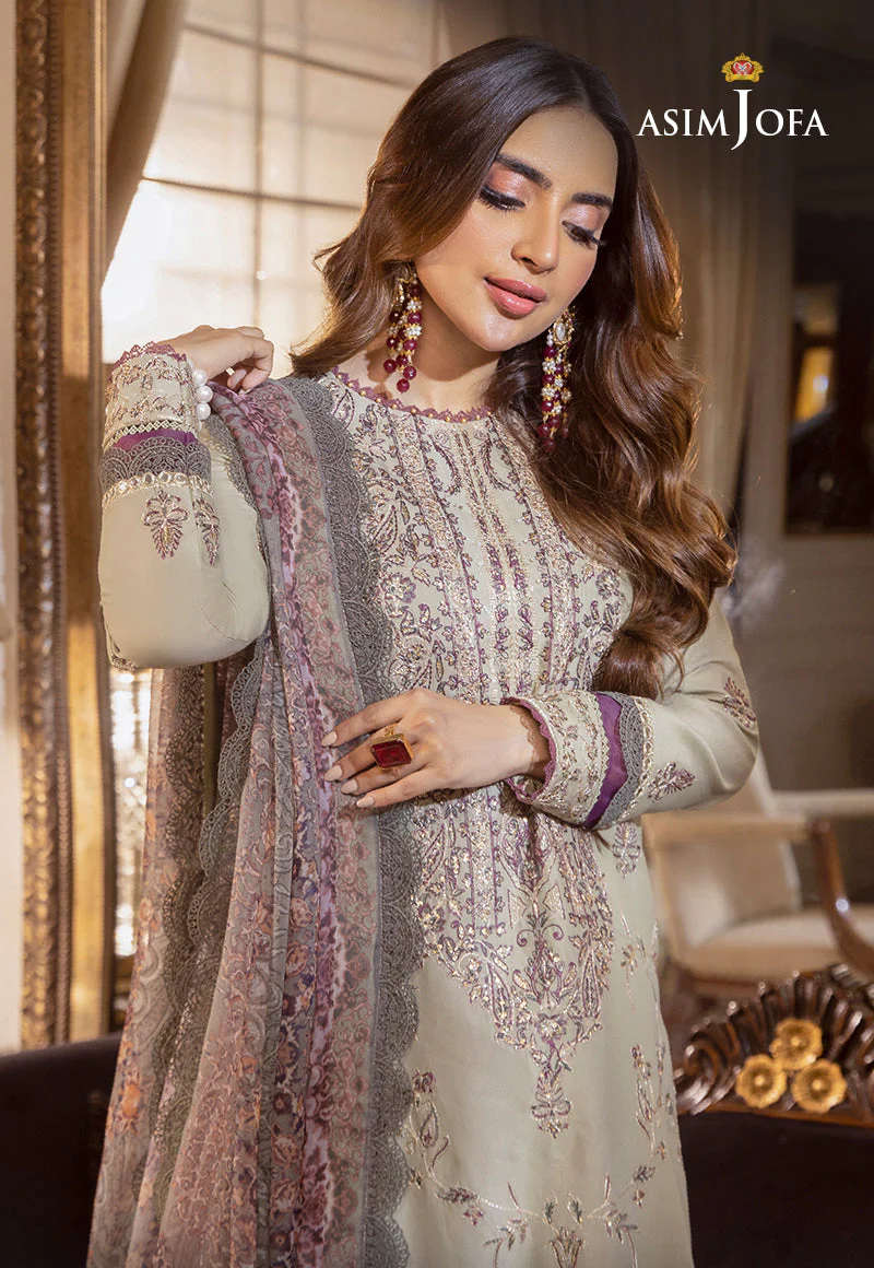 AJAS-30 DESIGNERS EMBROIDERED STITCHED 3 PCS - Image 8