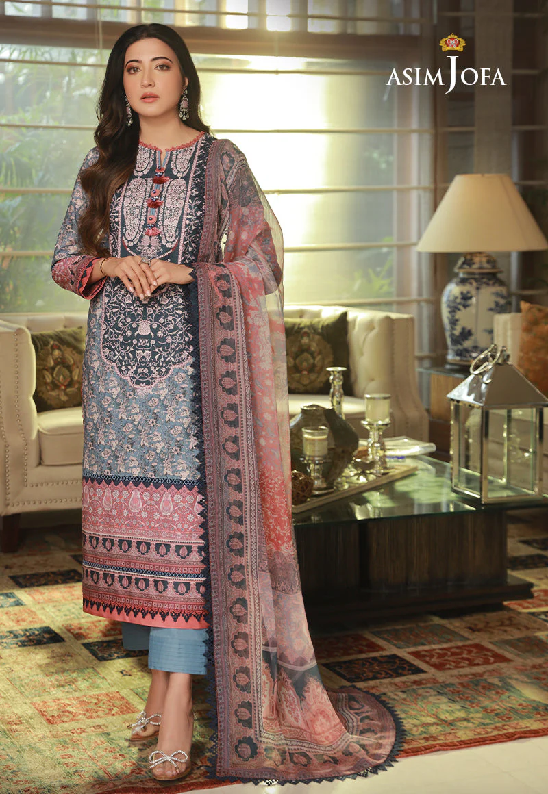 AJASP-17 STITCHED PRINTED CAMBRIC 2 PCS - Image 5
