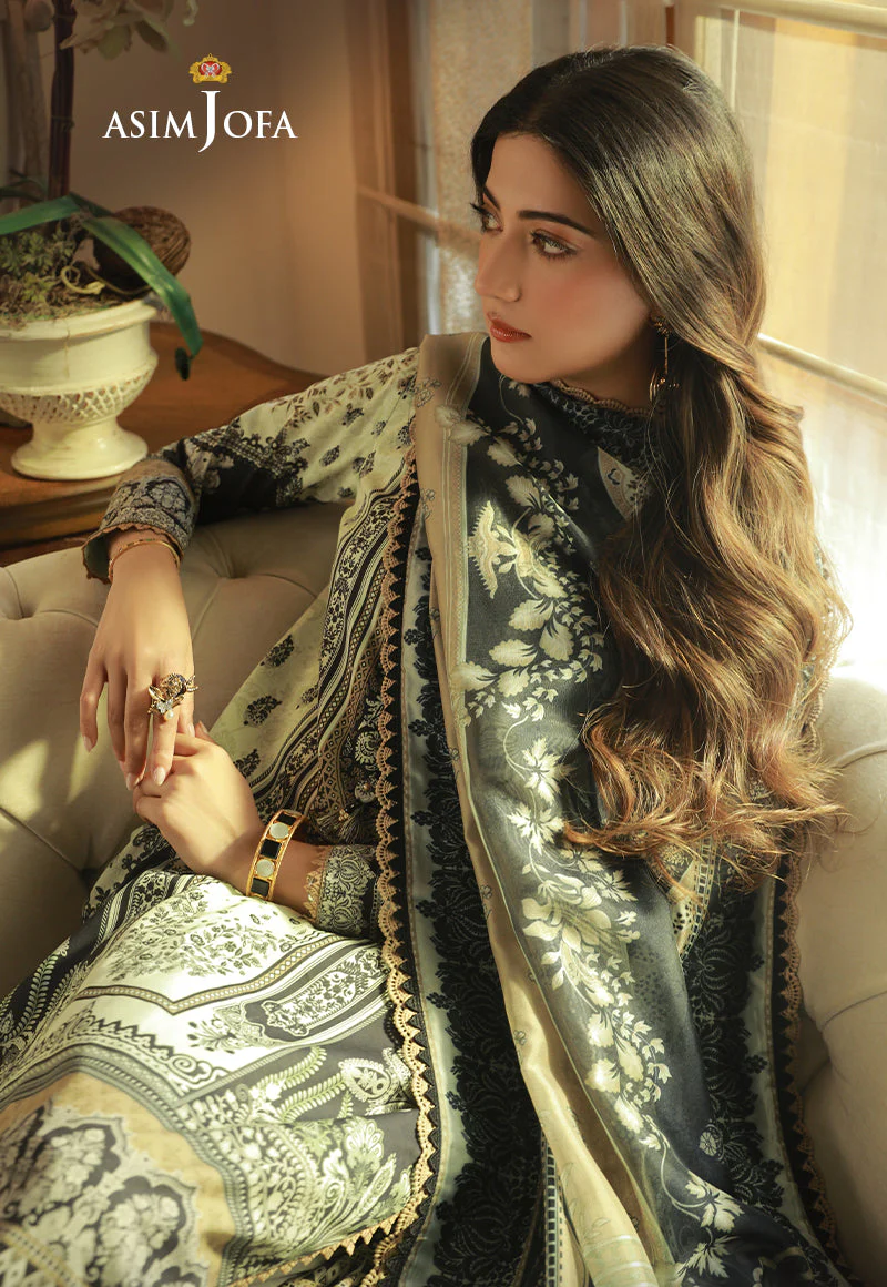 AJASP-19 PRINTED CAMBRIC STITCHED 2 PCS - Image 7
