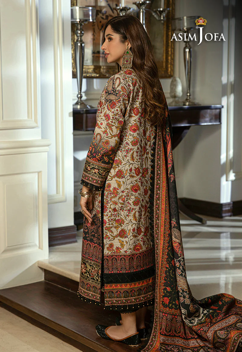 AJAWD-02 EMBROIDERED STITCHED 3 PCS - Image 2