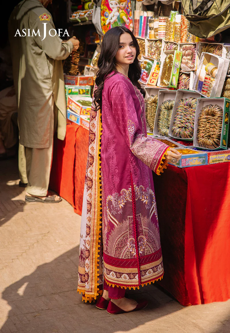 AJBBP-10 DESIGNERS EMBROIDERED STITCHED 3 PCS - Image 2