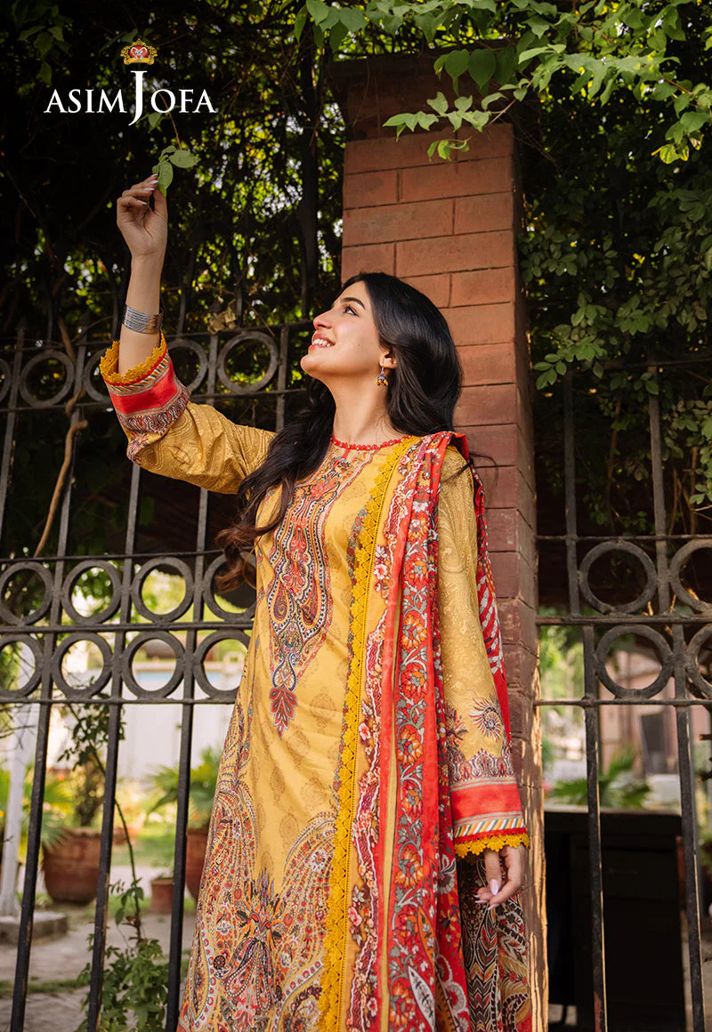 AJBBD-08 DESIGNERS EMBROIDERED STITCHED 3 PCS - Image 10