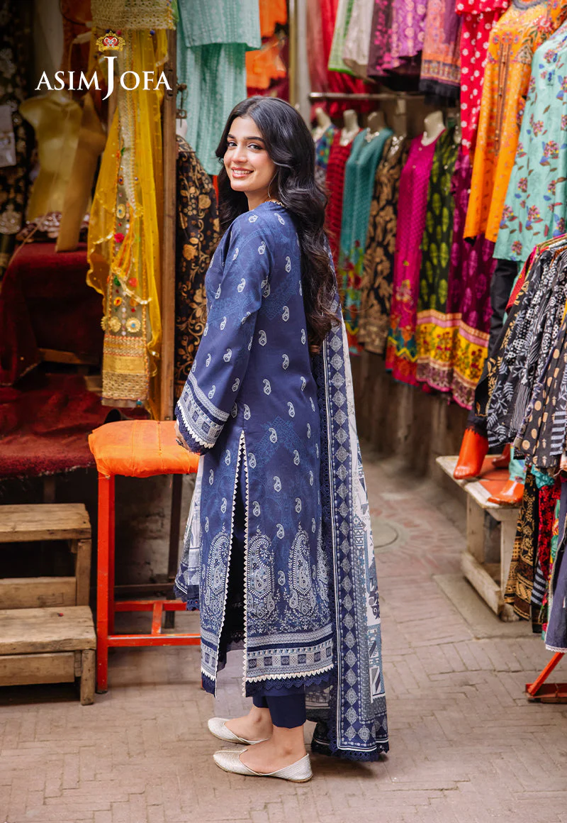 AJBBD-4 DESIGNERS EMBROIDERED STITCHED 3 PCS - Image 2