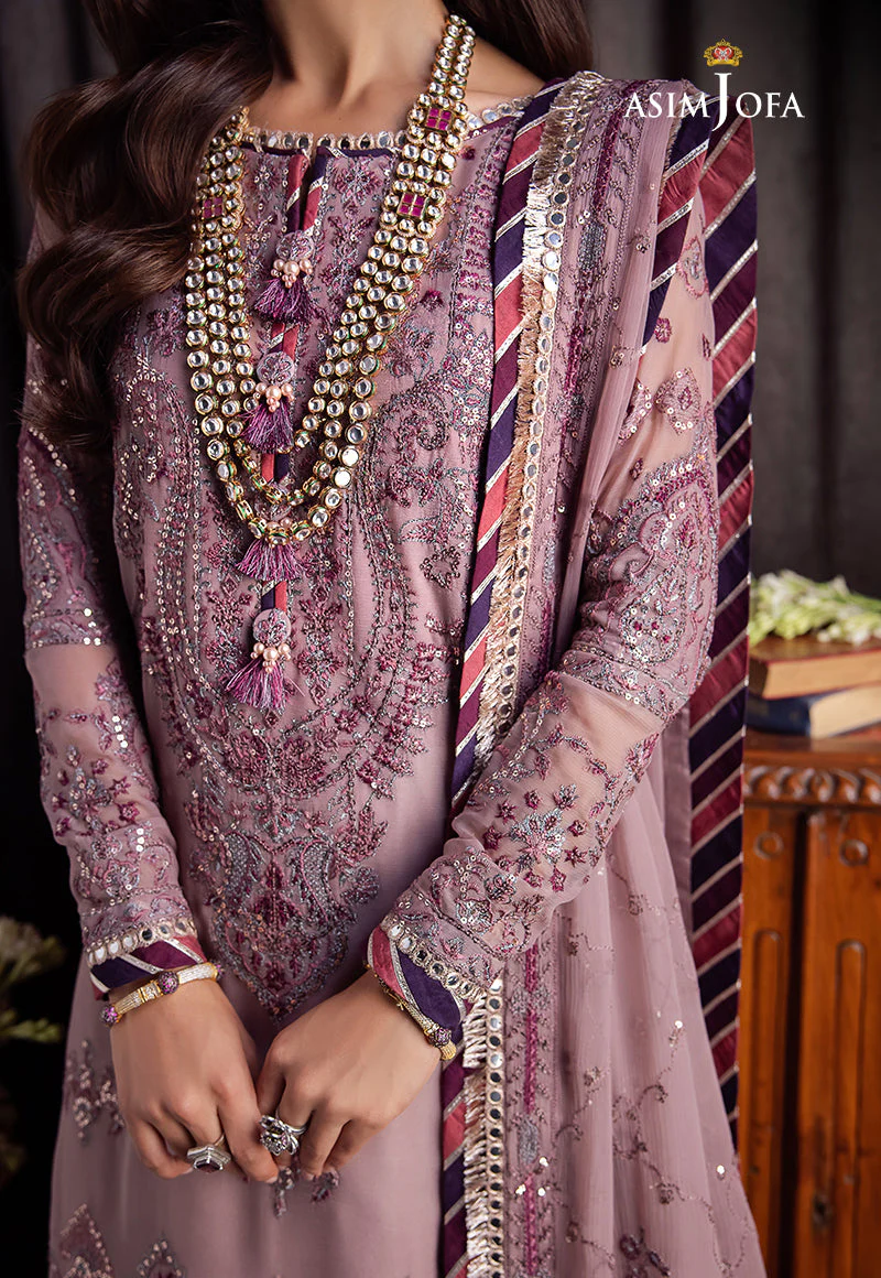 AJBK-06 DESIGNERS EMBROIDERED STITCHED 3 PCS - Image 8
