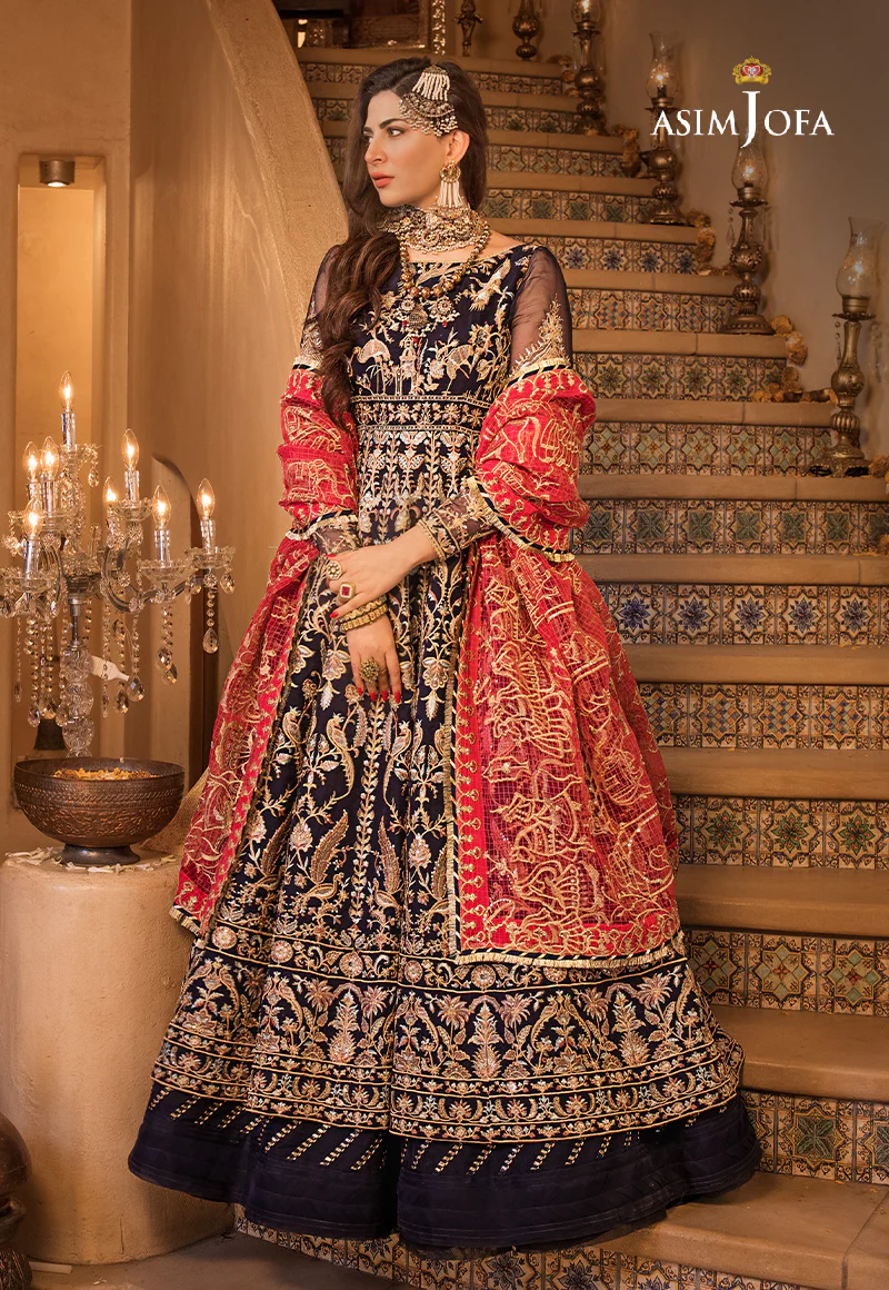 AJBN-02 EMBROIDERED ORGANZA 3 PCS - Image 3