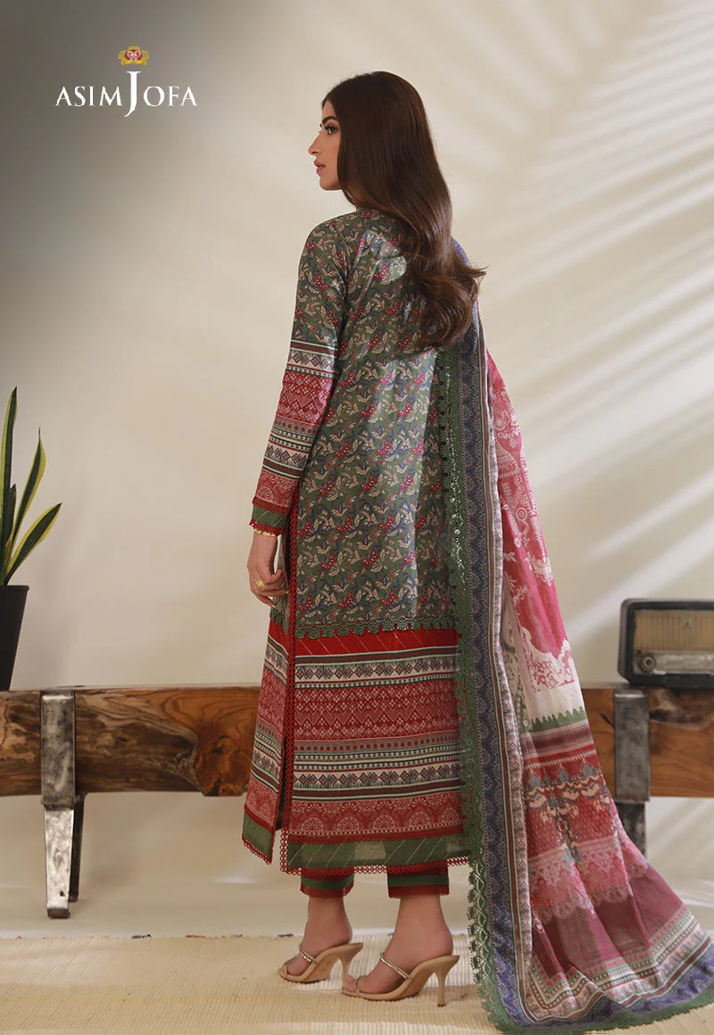 AJBPD-08 EMBROIDERED STITCHED 3 PCS - Image 3