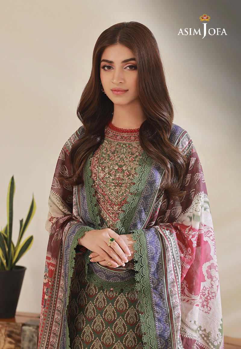 AJBPD-08 EMBROIDERED STITCHED 3 PCS - Image 5