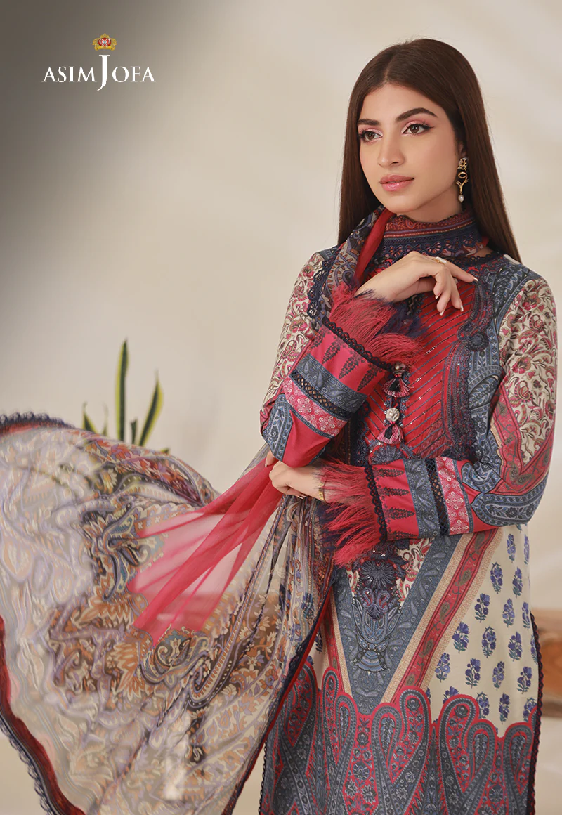 AJBP-14 EMBROIDERED CAMBRIC 3 PCS - Image 5