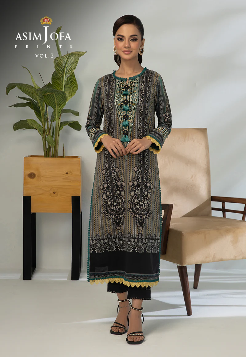 AJBP-54 EMBROIDERED LAWN 2-PCS - Image 4