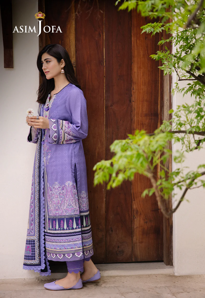 AJBU-21 PRINTED LAWN 3 PCS - Image 2