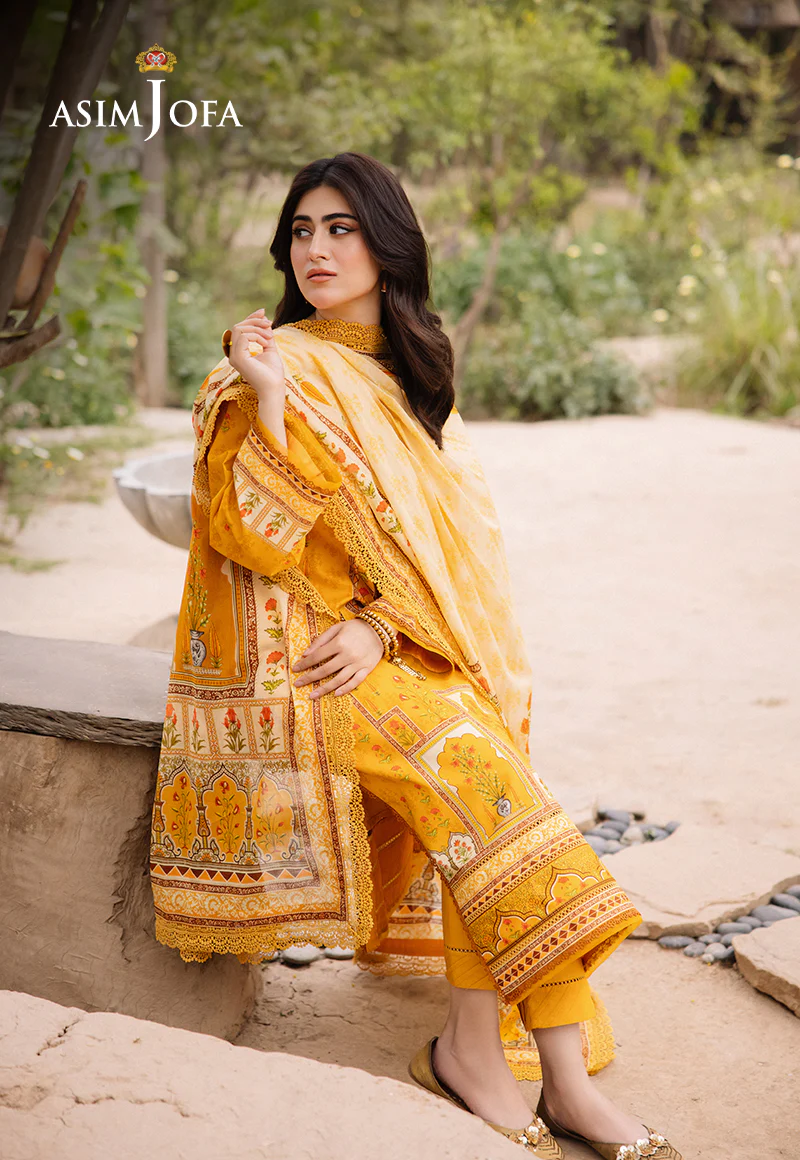 AJBU-22 PRINTED LAWN 3 PCS - Image 10
