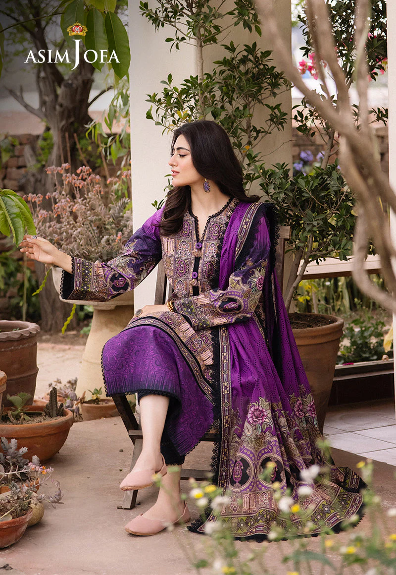 AJBUD-07-XS PRINTED LAWN 3 PCS - Image 4