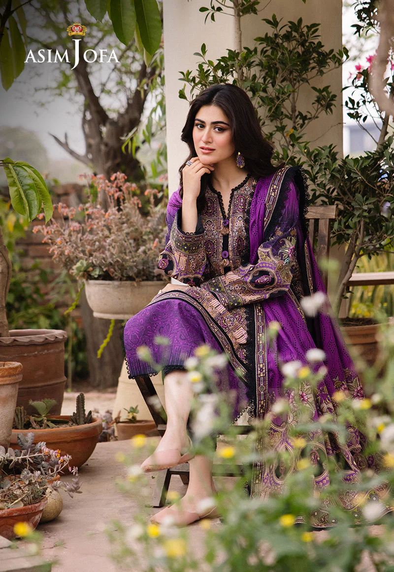 AJBUD-07-XS PRINTED LAWN 3 PCS - Image 5