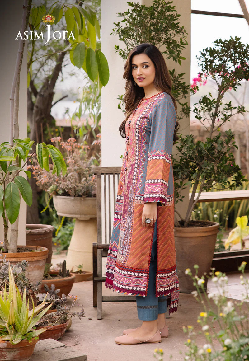 AJBUD-10 PRINTED LAWN 3 PCS - Image 3