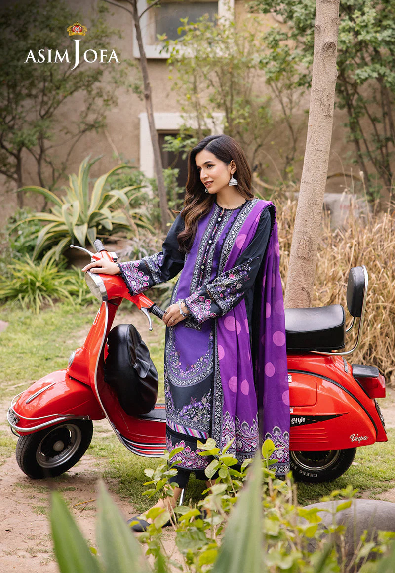 AJBUD-15 PRINTED LAWN 3 PCS - Image 3
