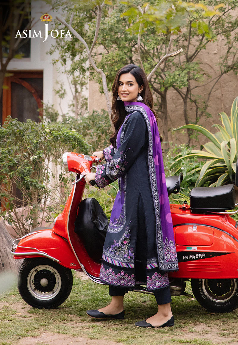 AJBUD-15 PRINTED LAWN 3 PCS - Image 6